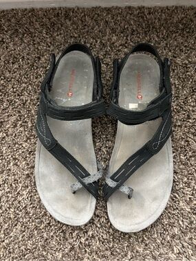 Merrell Black and Gray Women's Terran Convertible II Sandals